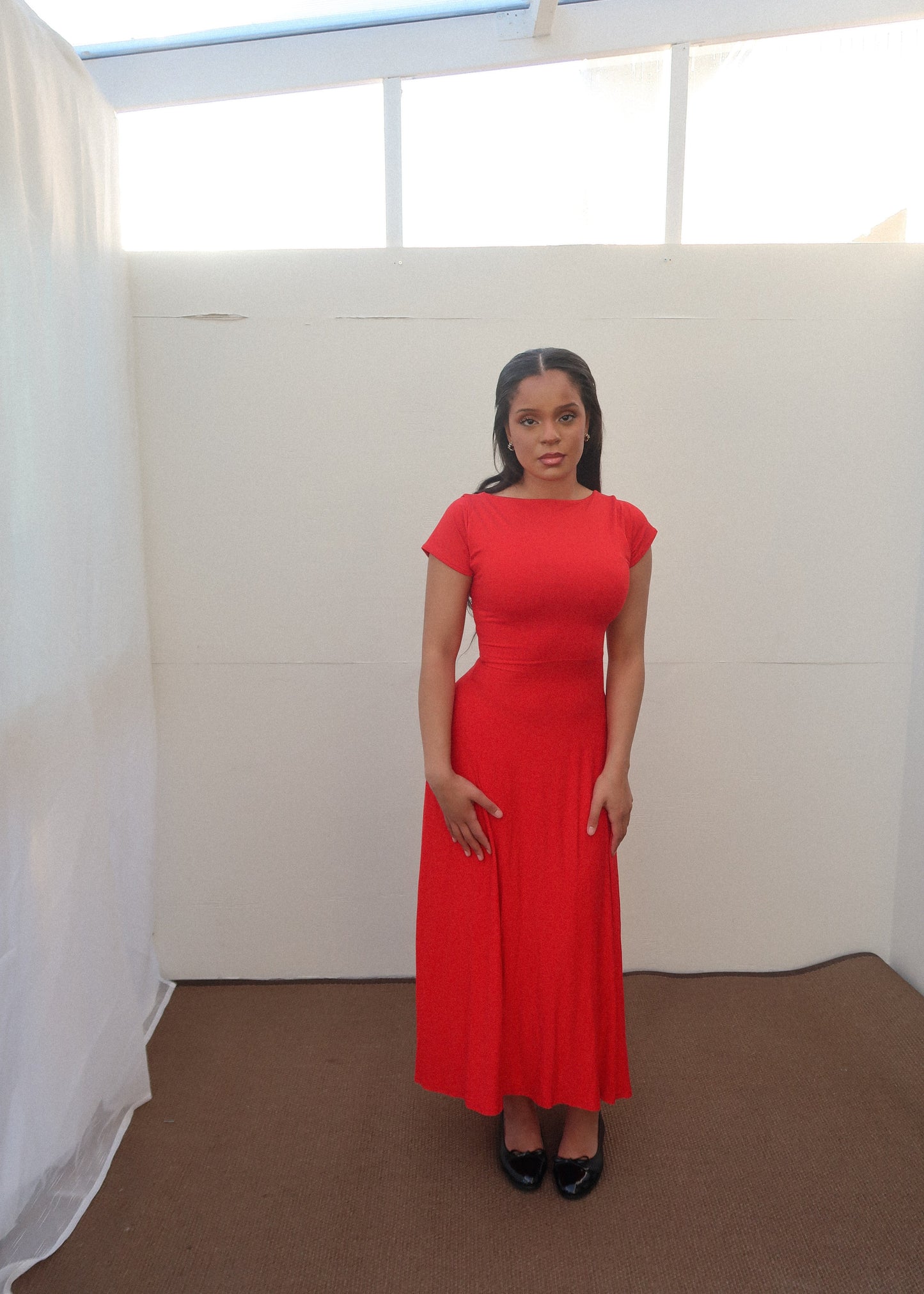 Zerah Wrap Short Sleeve Dress