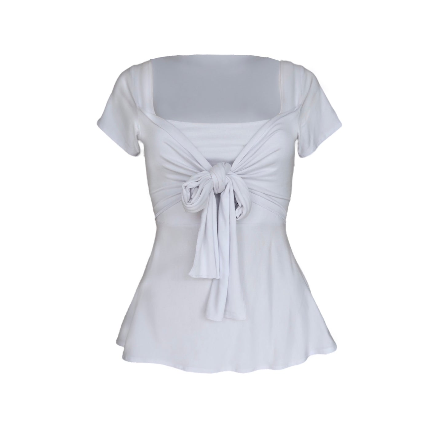 Zerah Wrap Short Sleeve Blouse