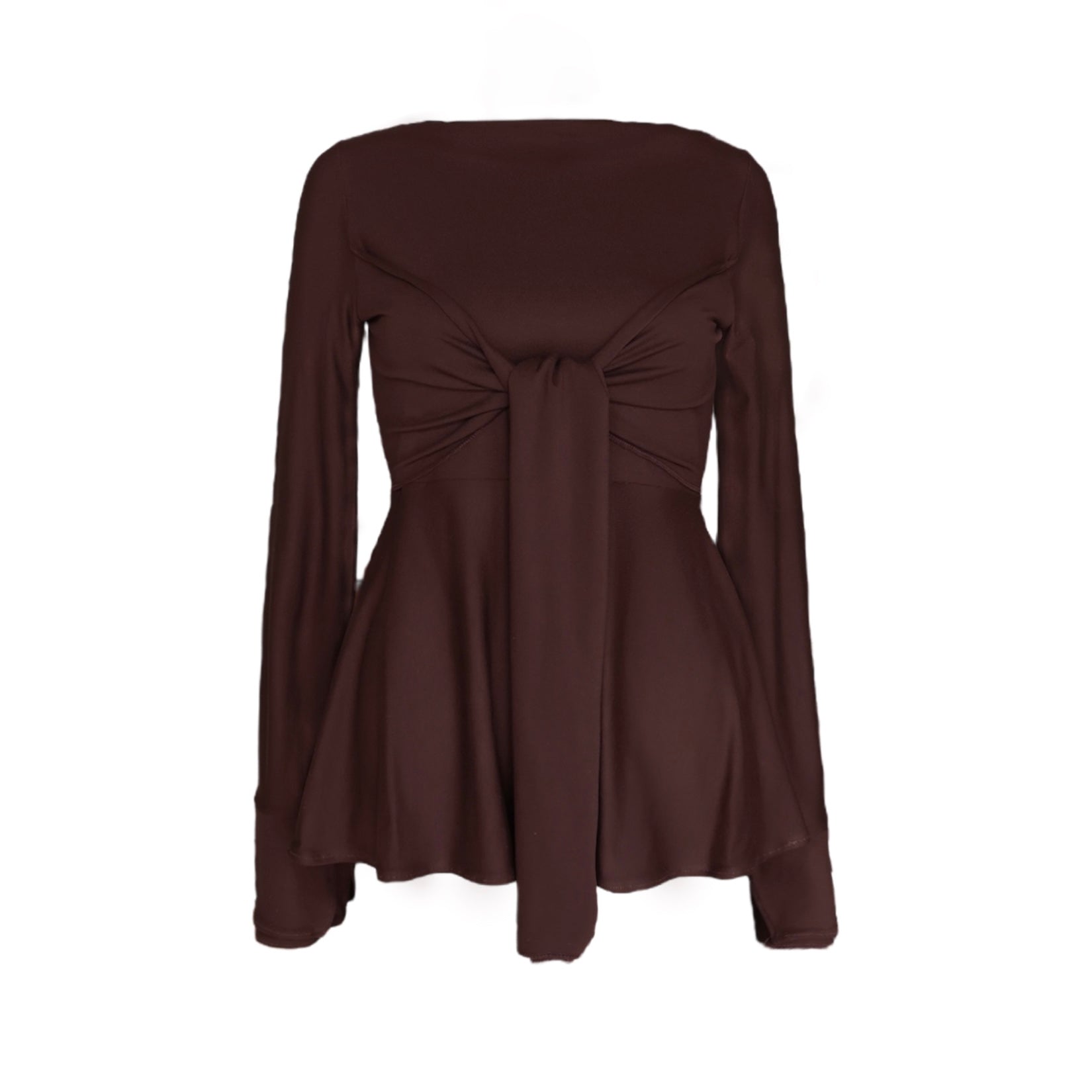 Zerah Wrap Boat Neck Blouse – Liatz
