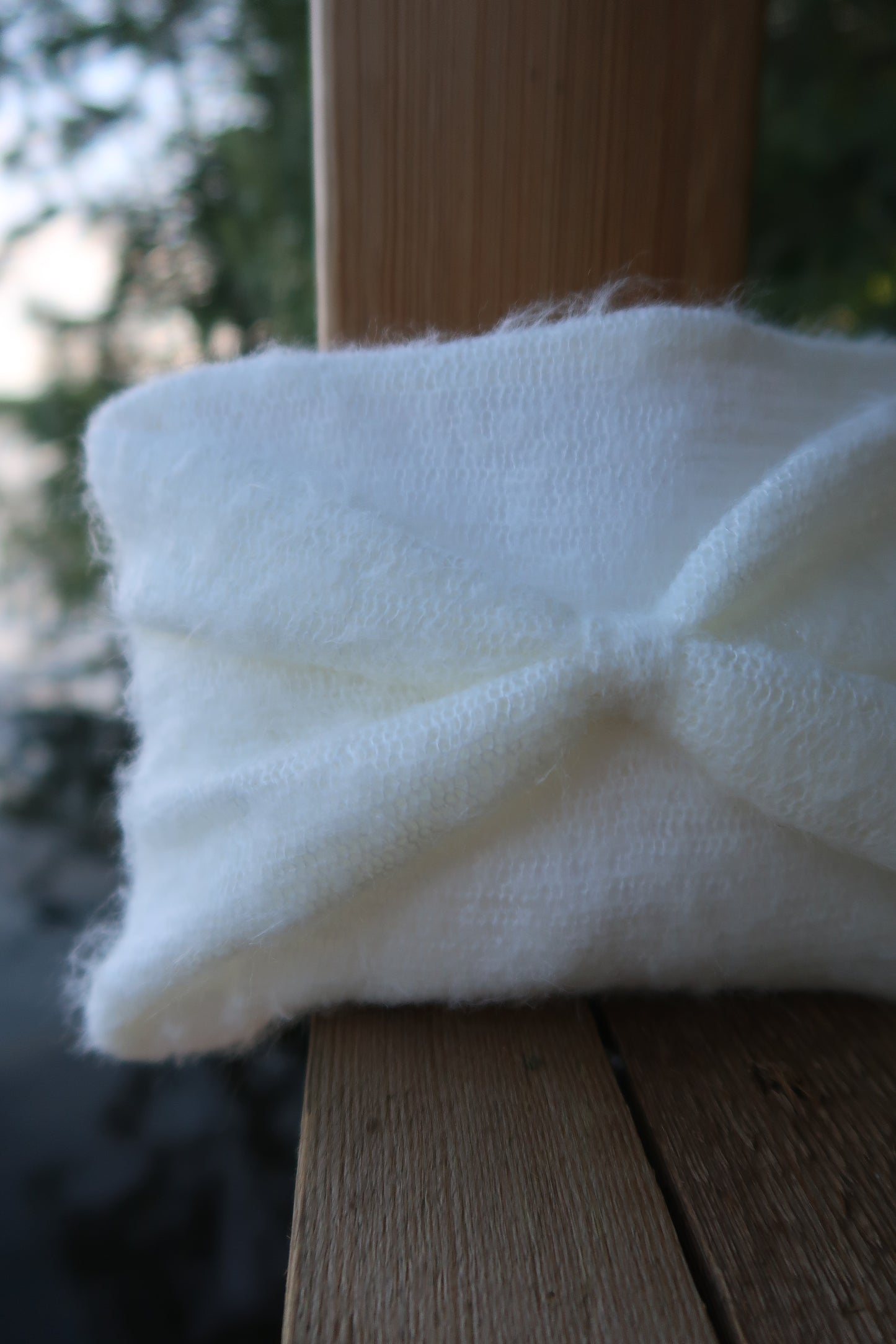 Fluffy Bow Makeup Pouch